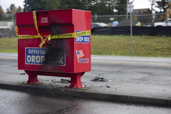 Ballot boxes engulfed in flames days before the 2024 presidential election